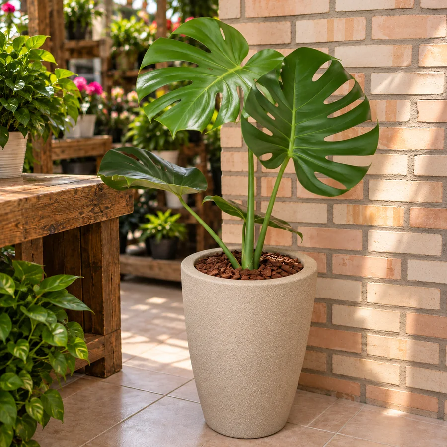 Costela-de-adão em vaso na Plantas do Vale